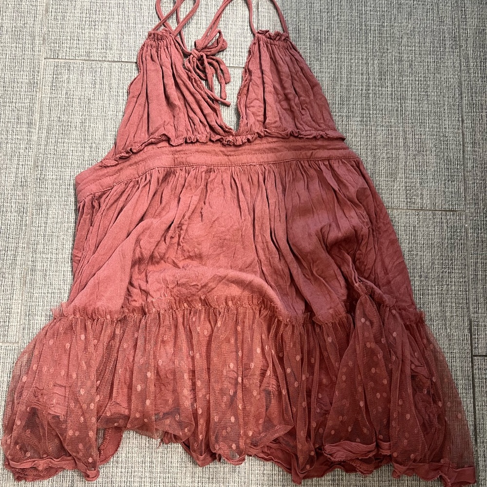 Backless Flowy Dress